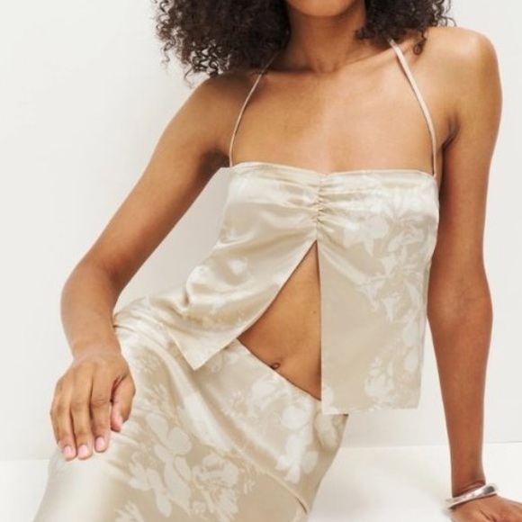 NEW NWT Reformation Silk Top - Picture 1 of 4